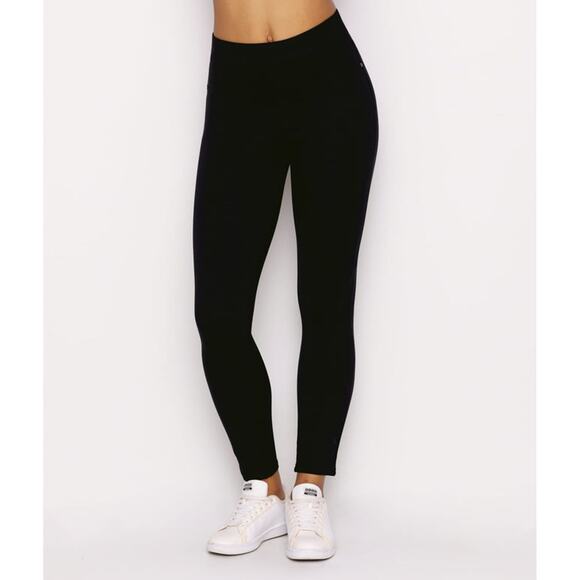 Spanx The Perfect Pant Ankle 4 Pocket Black Ponte Knit Large Classic Minimal - Picture 1 of 10